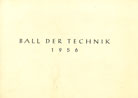 Deckblatt Ball der Technik 1956
