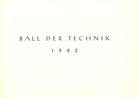 Deckblatt Ball der Technik 1962