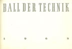 Deckblatt Ball der Technik 1965