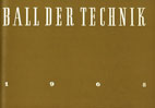 Deckblatt Ball der Technik 1968