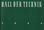 Deckblatt Ball der Technik 1969