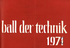 Deckblatt Ball der Technik 1971