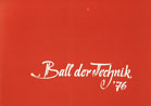 Deckblatt Ball der Technik 1976