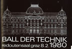 Deckblatt Ball der Technik 1980